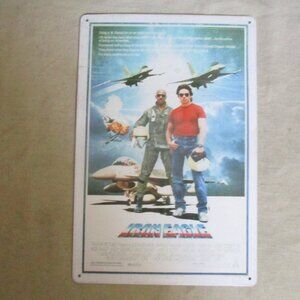 8"X12" IRON EAGLE Metal Movie Poster
